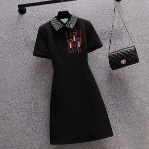 RM18182#新款时尚大码女装个性夏装重工连衣裙
