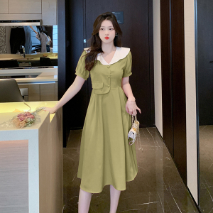 RM14250#法式时尚小香风显瘦温柔甜美气质连衣裙2023夏新款