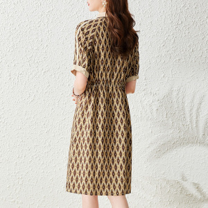 RM6713#连衣裙2023大码夏季polo宽松显瘦连衣裙女气质高级感