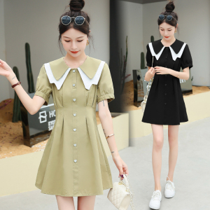 RM7029#夏季新款时尚名媛气质高级感减龄收腰显瘦茶歇连衣裙女
