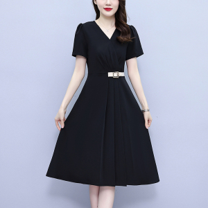 RM7953#大码女装2023年夏季新款气质时尚名媛风修身显瘦法式连衣裙女