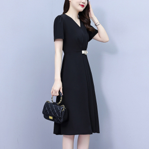 RM7953#大码女装2023年夏季新款气质时尚名媛风修身显瘦法式连衣裙女