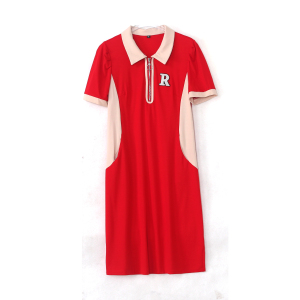 RM7706#夏季大码女装休闲时尚洋气减龄裙子设计感胖mm炸街遮肉显瘦连衣裙