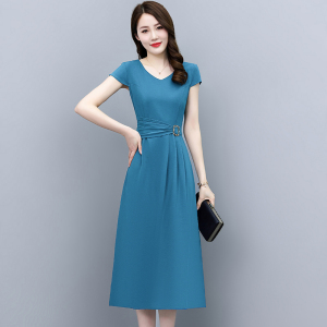 RM8031#连衣裙时尚女夏季2023年新款收腰显瘦长裙气质高腰裙子潮