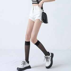 RM12411#夏季抖音热卖新款高腰显瘦弹力紧身辣妹热裤包臀短裤