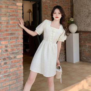 RM17334#夏季新款法式温柔风甜美洋气收腰小个子连衣裙