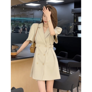 TR45106# 春季新款法式设计感不规则小众西装裙 服装批发女装批发服饰货源