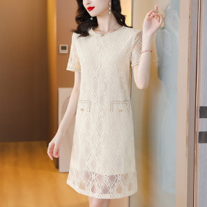 RM11770#夏季新款蕾丝连衣裙女士法式精致优雅温柔显瘦裙子