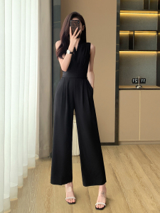 TR25339# 梦婷家韩版气质绑带连体裤 服装批发女装服饰货源