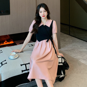 RM18326#夏季新款时尚显瘦收腰连衣裙女