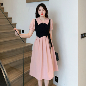 RM18326#夏季新款时尚显瘦收腰连衣裙女