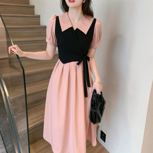 RM18326#夏季新款时尚显瘦收腰连衣裙女