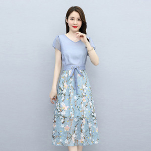 RM10451#雪纺碎花连衣裙女夏季2023年新款气质显瘦小个子减龄法式裙子