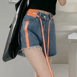 TR27095# 新款高腰牛仔短裤女夏辣妹显瘦宽松a字热裤时尚潮ins 服装批发女装批发货源