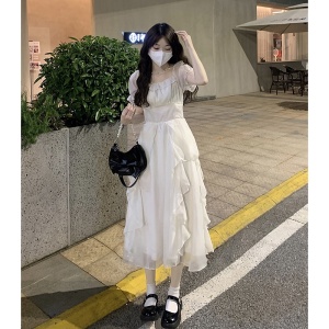 RM14302#法式高级感仙女连衣裙女夏季2023新款超仙公主裙温柔风长裙子