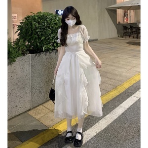 RM14302#法式高级感仙女连衣裙女夏季2023新款超仙公主裙温柔风长裙子