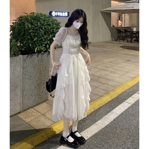 RM14302#法式高级感仙女连衣裙女夏季2023新款超仙公主裙温柔风长裙子