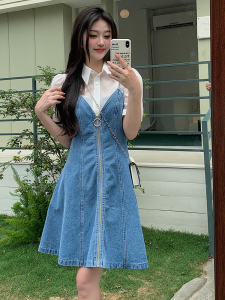 RM18165#大码女装夏季新款连衣裙