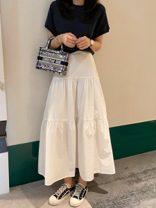 RM14012#气质淑女 韩国东大门韩版半身裙 三层蛋糕裙 大摆中长款半身裙