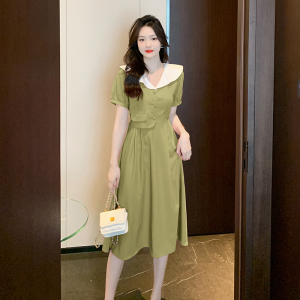 RM11223#法式时尚小香风显瘦温柔甜美气质连衣裙2023夏新款