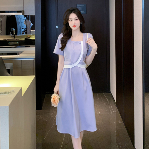 RM11225#法式小香风优雅气质连衣裙2023夏季新款高级感连衣裙