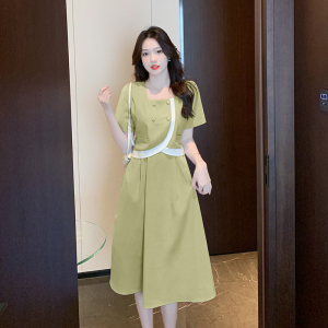 RM11225#法式小香风优雅气质连衣裙2023夏季新款高级感连衣裙