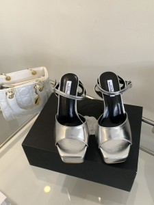 X-29710# 夏季银色凉鞋35-40 鞋子批发女鞋货源