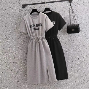 TR55380# 法式连衣裙女夏季新款小众设计感气质洋气收腰显瘦长裙