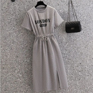TR55380# 法式连衣裙女夏季新款小众设计感气质洋气收腰显瘦长裙
