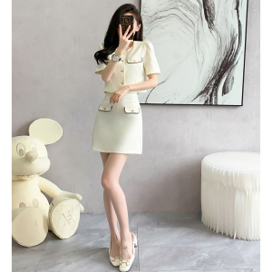 RM11205#夏季新款别致绝美上衣套装女小香风复古两件套裙装高级感夏装