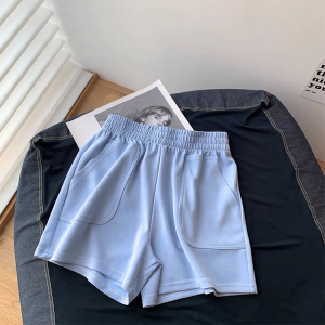 RM11364#裤子女夏季薄款休闲运动高腰短裤