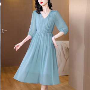 RM12281#新款高级海边法式度假气质夏季连衣裙