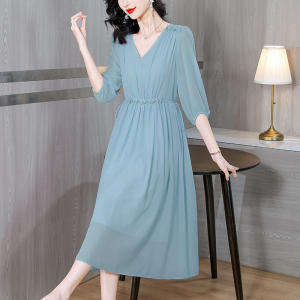 RM12281#新款高级海边法式度假气质夏季连衣裙