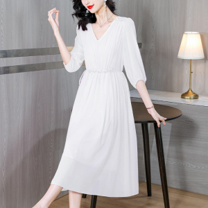 RM12281#新款高级海边法式度假气质夏季连衣裙