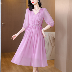 RM12281#新款高级海边法式度假气质夏季连衣裙