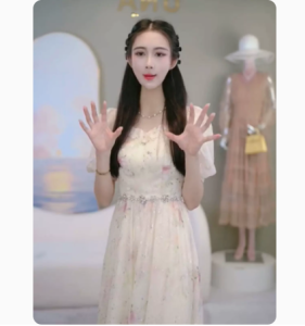 RM15673#茶歇法式高级感仙气超仙森系白色碎花连衣裙长裙女装夏季新款裙子