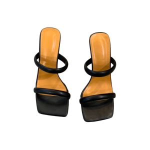 X-29738# 夏季凉鞋高跟细跟  黑色 白色 黄色35-40码 鞋子批发女鞋货源