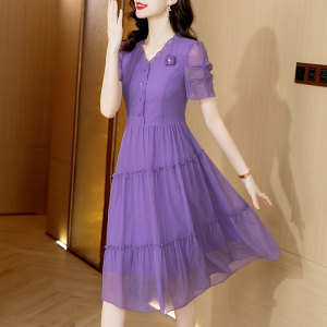 RM14068#夏季新款优雅气质时尚大气减龄休闲收腰显瘦连衣裙