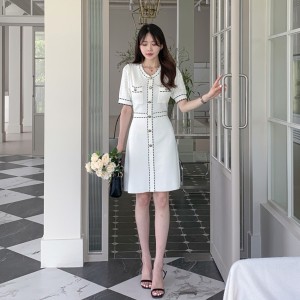RM13400#韩版 INS 时尚简约小香风针织连衣裙