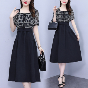RM15320#夏季新款时尚洋气显瘦韩版中长款连衣裙