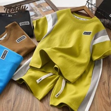 批发儿童男夏季套装韩版Polo衫2024新款网红薄款短袖衣服酷潮童两件套