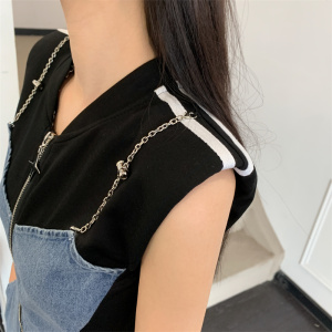 RM19456#花花家双版牛仔裙自带瘦腰特效短款拼接设计牛仔裙