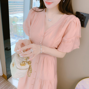 RM12819#夏季新款质感高级感浪漫小个子连衣裙
