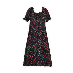 RM13046#夏季新款时尚新款连衣裙碎花显瘦气质a子小个子收腰裙子