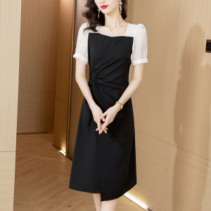 RM13047#夏季新款时尚气质显瘦设计感夏季通勤连衣裙成熟女性定制