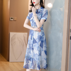 TR35825# 内搭吊带连衣裙夏季新款长裙女士气质优雅印花简约裙子 服装批发女装批发服饰货源