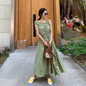 TR36693# 韩国chic小众设计气质时髦高级感法式吊带连衣裙女夏 服装批发女装批发服饰货源