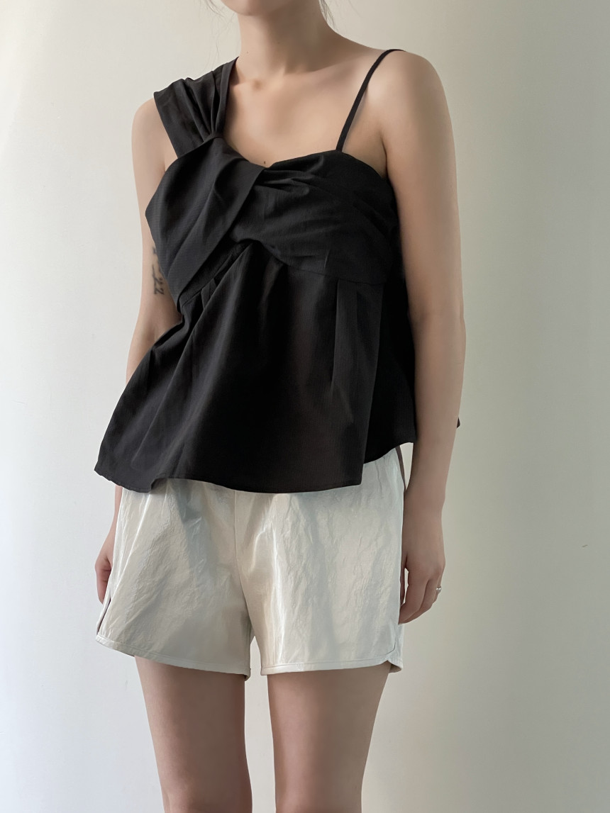 Korean summer new design sense irregular tube top camisole camisole