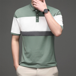 RM14634#夏季男户外翻领短袖吸汗快干POLO衫广告T工作服团体服运动T恤