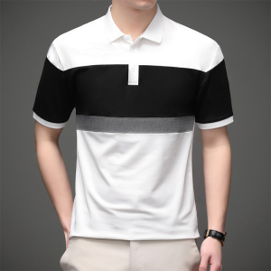RM14634#夏季男户外翻领短袖吸汗快干POLO衫广告T工作服团体服运动T恤